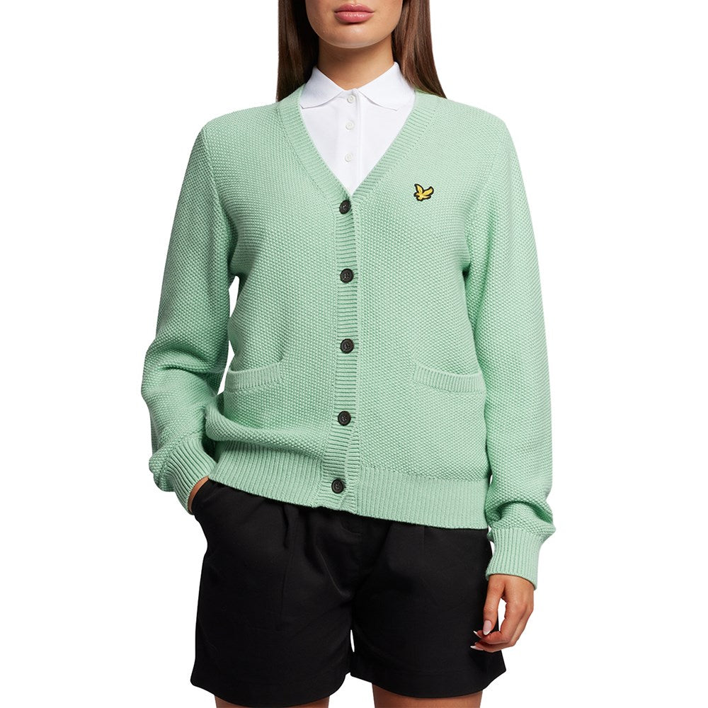 Lyle &amp; Scott 女式 Grace 开衫 - 浅青色