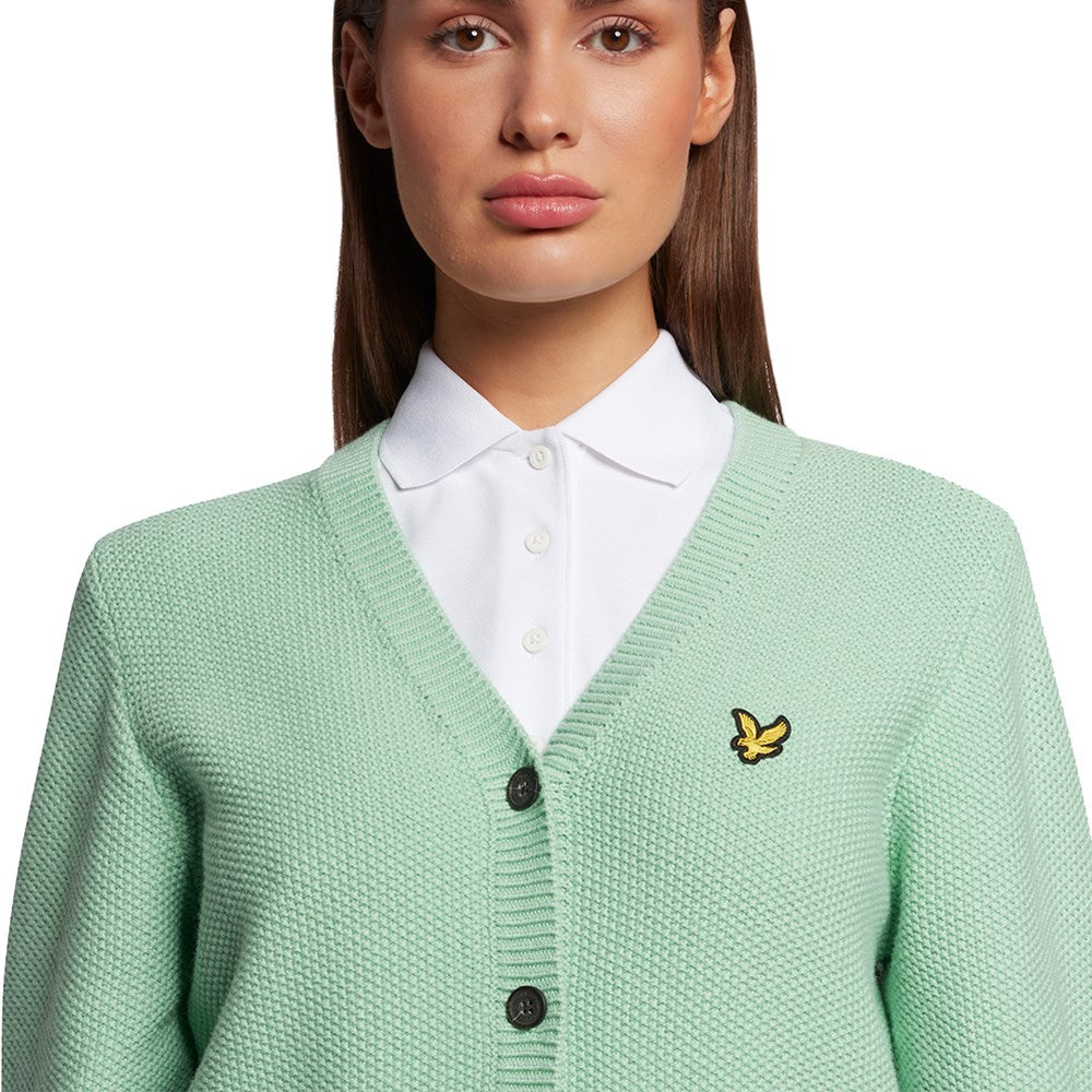 Lyle &amp; Scott 女式 Grace 开衫 - 浅青色