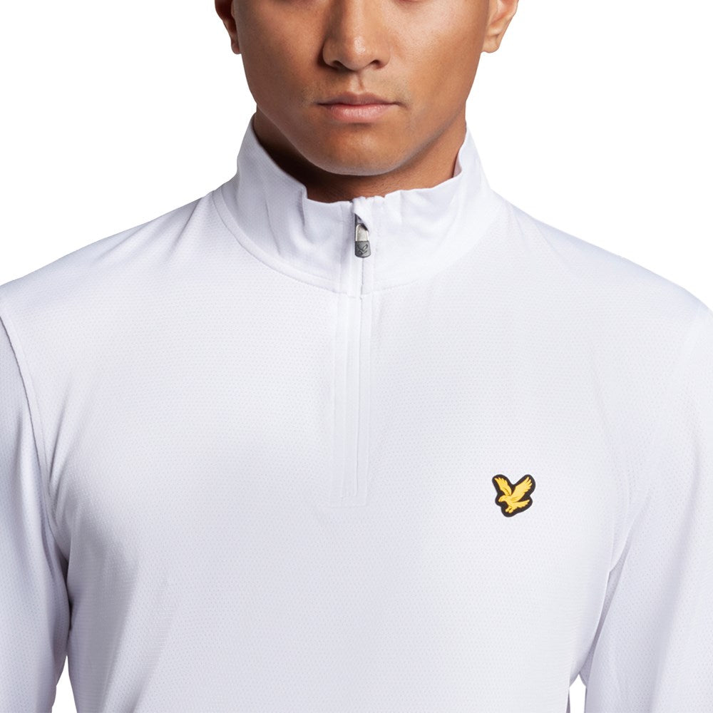 Lyle & Scott Golf Stretch Midlayer - White