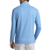 Peter Millar Perth Stitch Performance Quarter-Zip - 海角蓝色