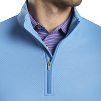 Peter Millar Perth Stitch Performance Quarter-Zip - 海角蓝色