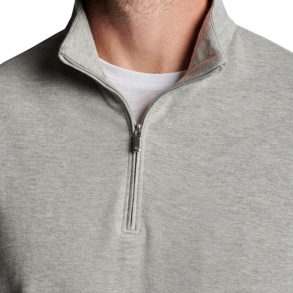 Peter Millar Crown Comfort Pullover - Light Grey