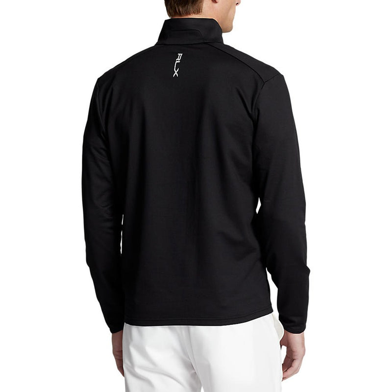 RLX Ralph Lauren Driver 奢华平纹针织套头衫 - Polo 黑色