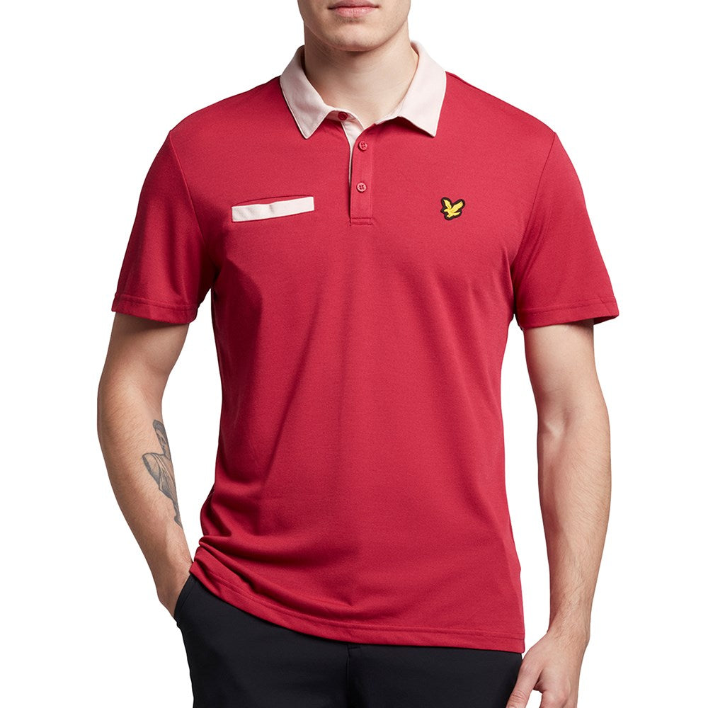 Lyle &amp; Scott Aviemore Polo 衫 - 蔓越莓