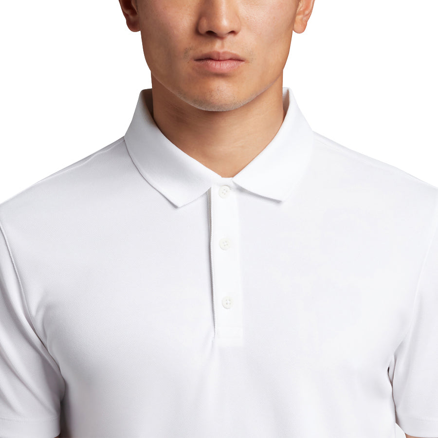 Lyle &amp; Scott 同色 Eagle 高尔夫科技 Polo 衫 - 白色