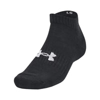 Under Armour Unisex Core Low Cut 3-Pack Socks - Black