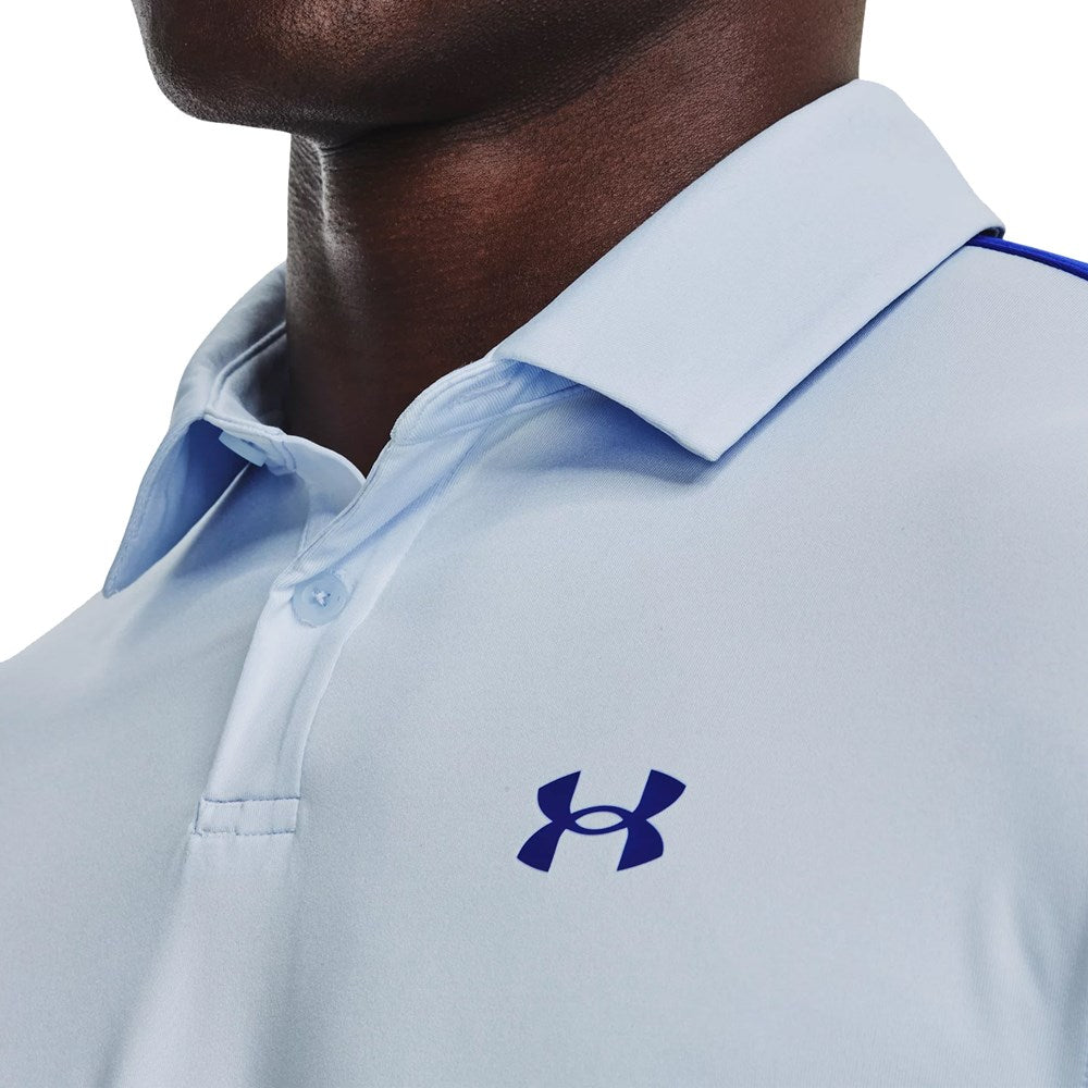 Under Armour T2G Blocked Golf Polo 衫 - 牛津蓝/包豪斯蓝