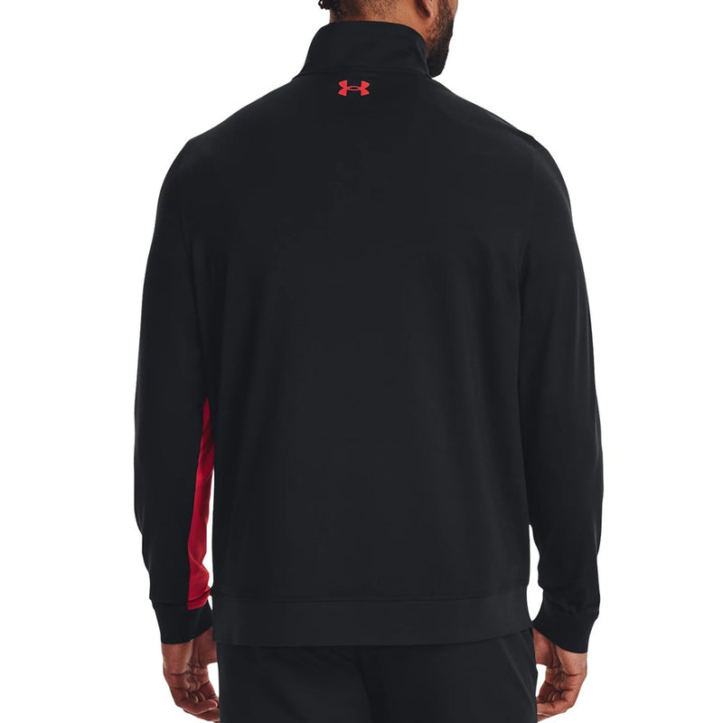 Under Armour Storm Half Zip Golf 中层 - 黑色/红色