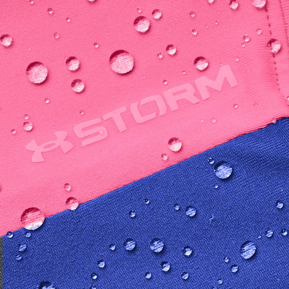 Under Armour 女士 Storm Mid-Layer Golf 1/2 拉链 - 粉色朋克/Versa 蓝色