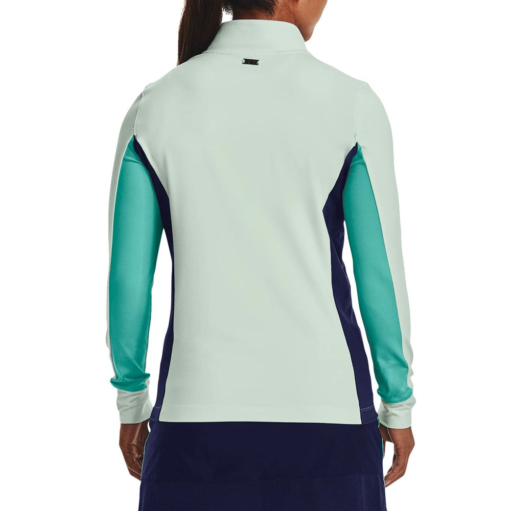 Under Armour 女士 Storm Mid-Layer Golf 1/2 拉链 - 海雾/午夜海军