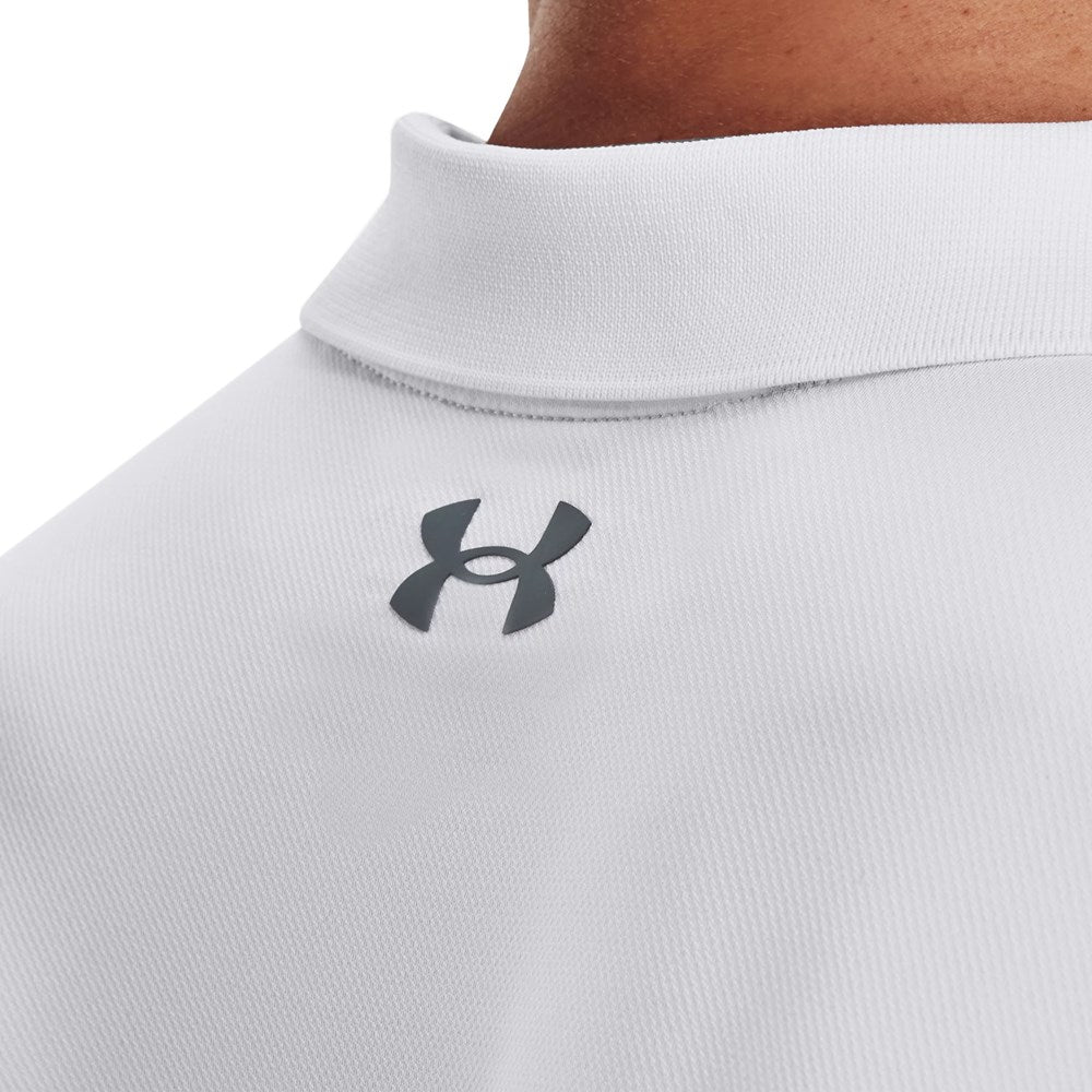 Under Armour Performance 3.0 Polo 衫 - 白色/深灰色