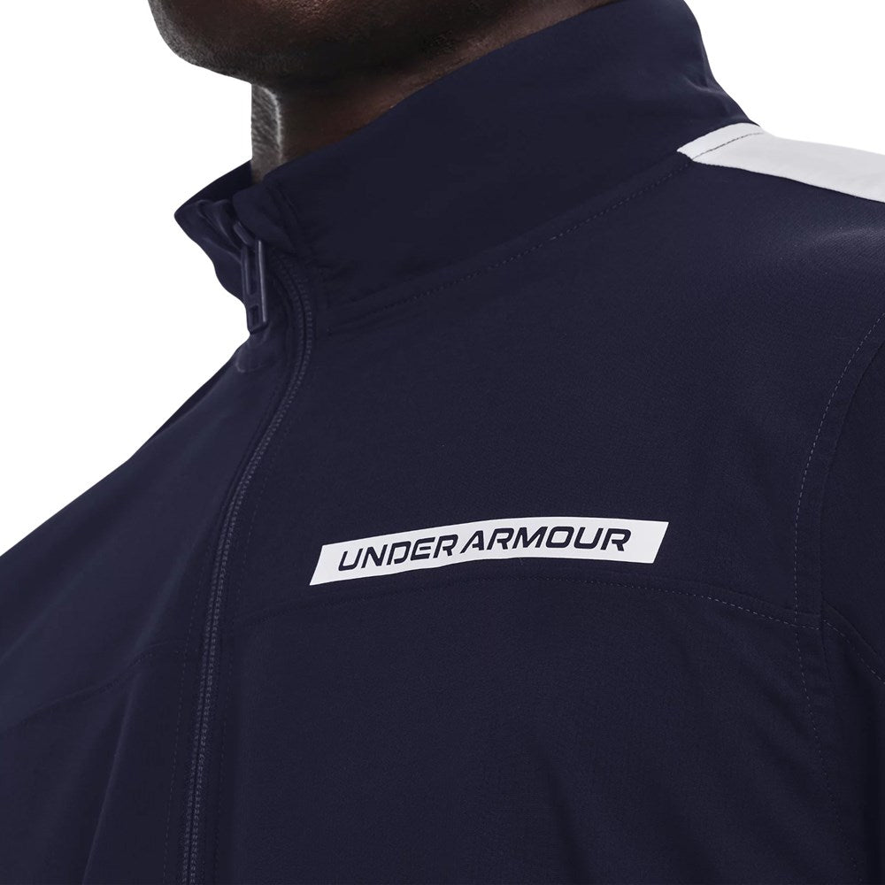 Under Armour Storm Windstrike Water Resistant Full-Zip - Midnight Navy/White