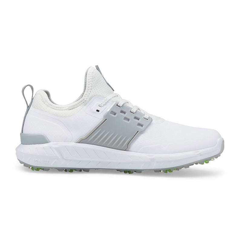 Puma IGNITE ARTICULATE 宽版高尔夫球鞋 - Puma White/Puma Silver