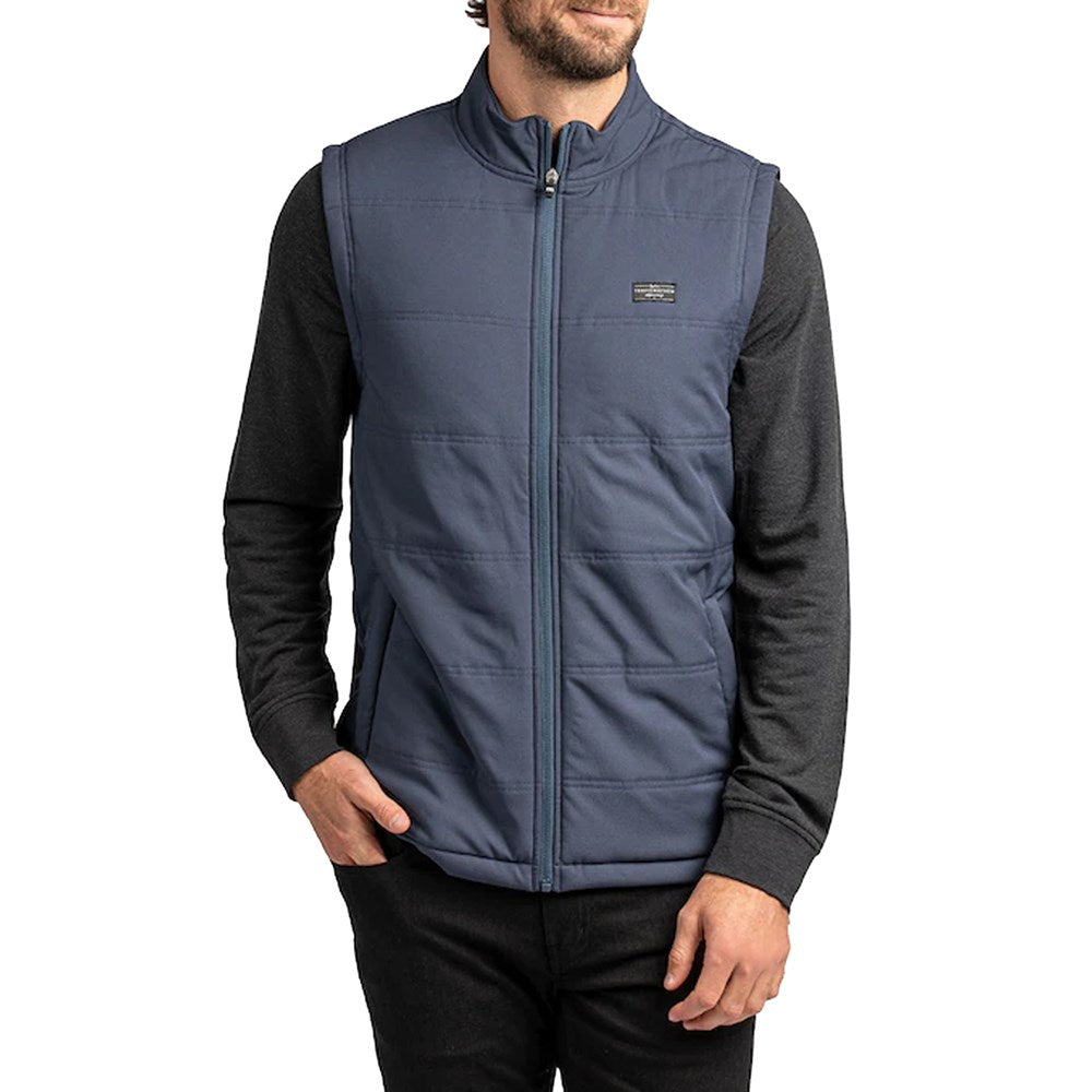 Travis Mathew Interlude Puffer 高尔夫背心 - Mood Indigo