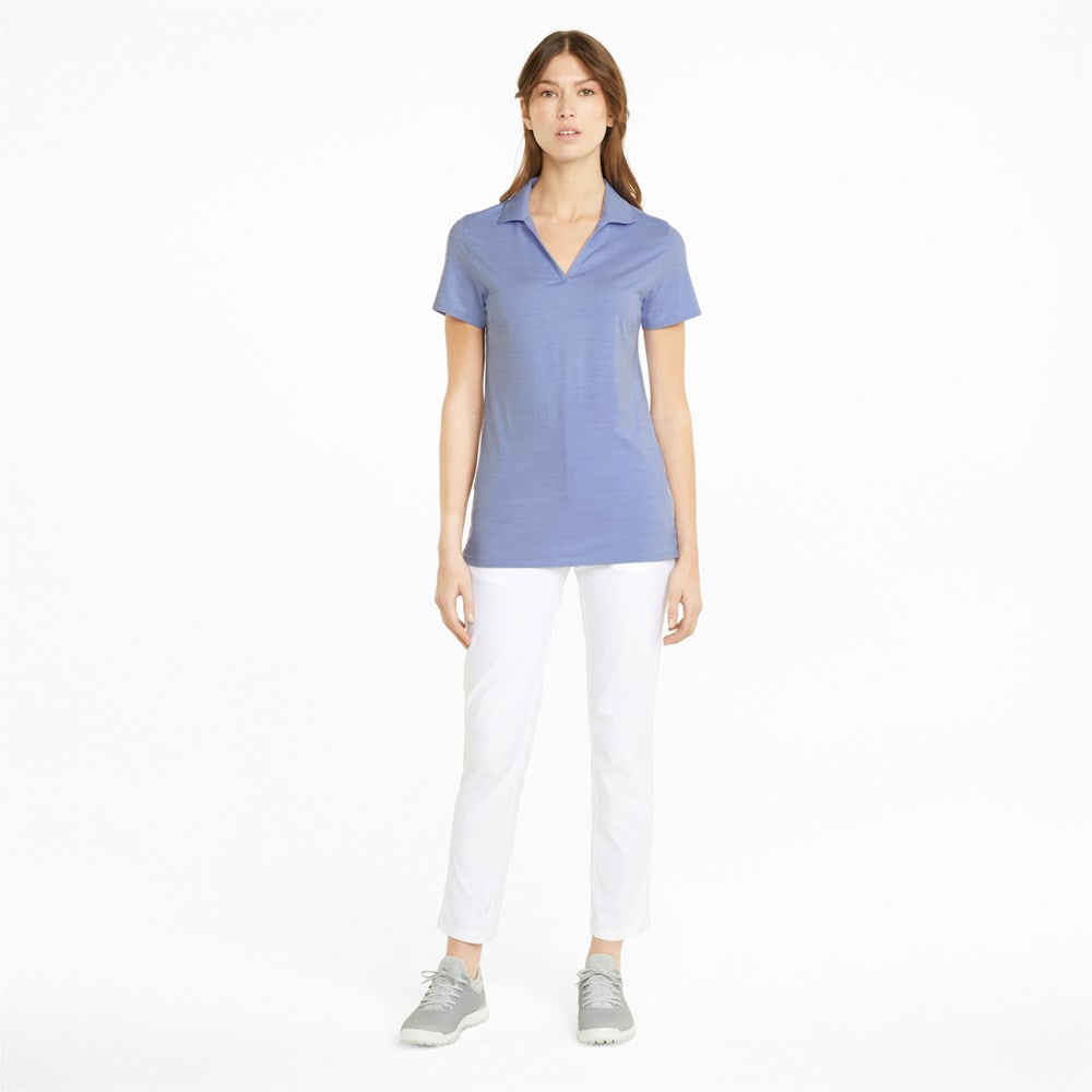 Puma 女式 CLOUDSPUN Coast 高尔夫 Polo 衫 - 薰衣草流行色希瑟