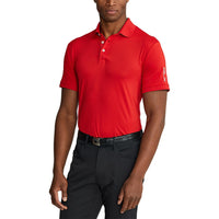 RLX Ralph Lauren Solid Airflow Performance Polo 衫 - RL 红色