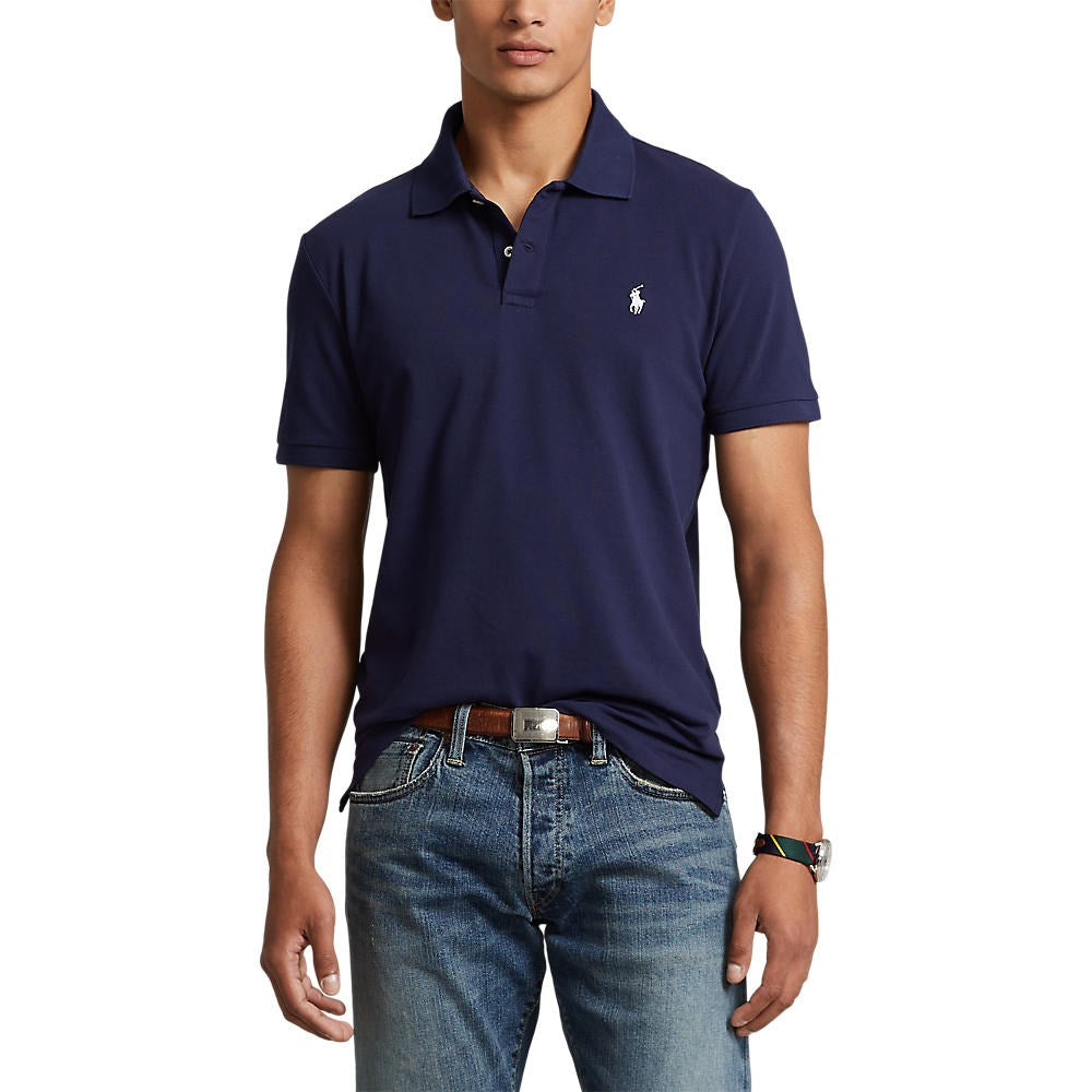 Polo Performance Ralph Lauren 棉质珠地 Polo 衫 - 法国海军蓝