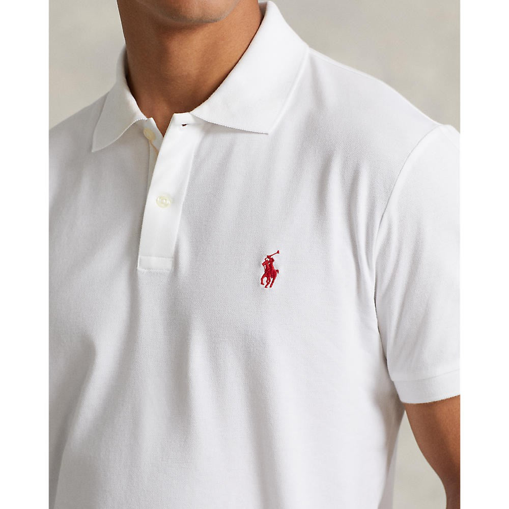 Polo Performance Ralph Lauren 棉质珠地 Polo 衫 - 纯白色